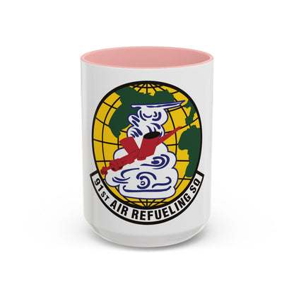 91st Air Refueling Squadron (U.S. Air Force) Accent Coffee Mug