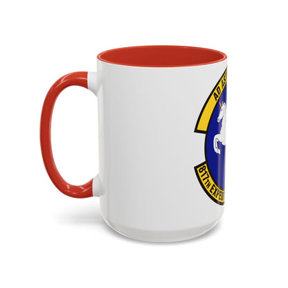 817th Expeditionary Airlift Squadron (U.S. Air Force) Accent Coffee Mug