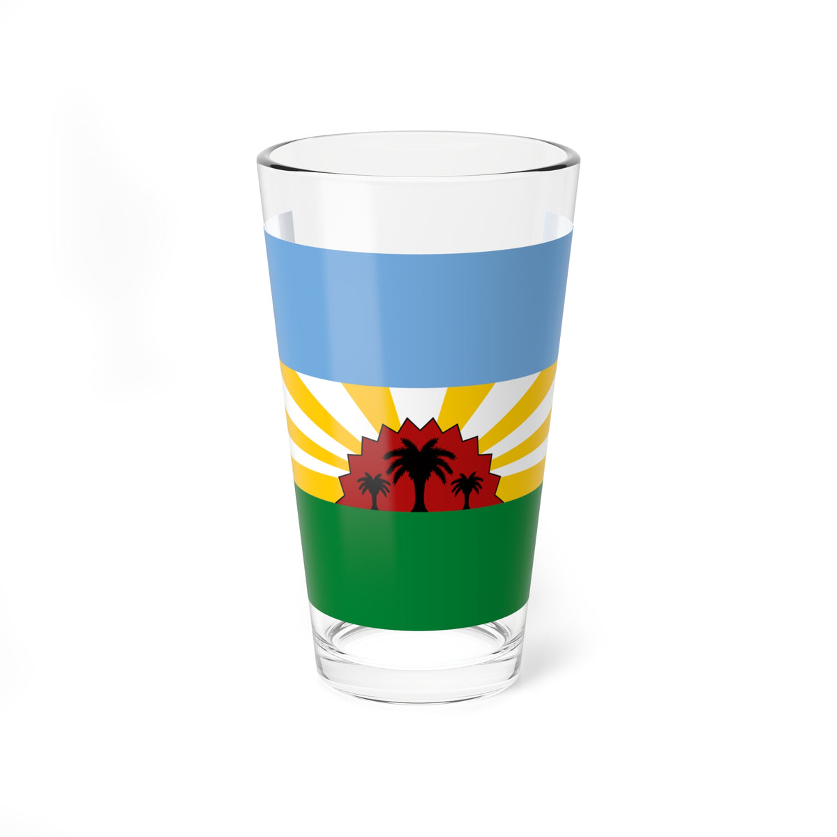 Propuesta de bandera para el Estado Monagas 17 (Venezuela) Pint Glass 16oz