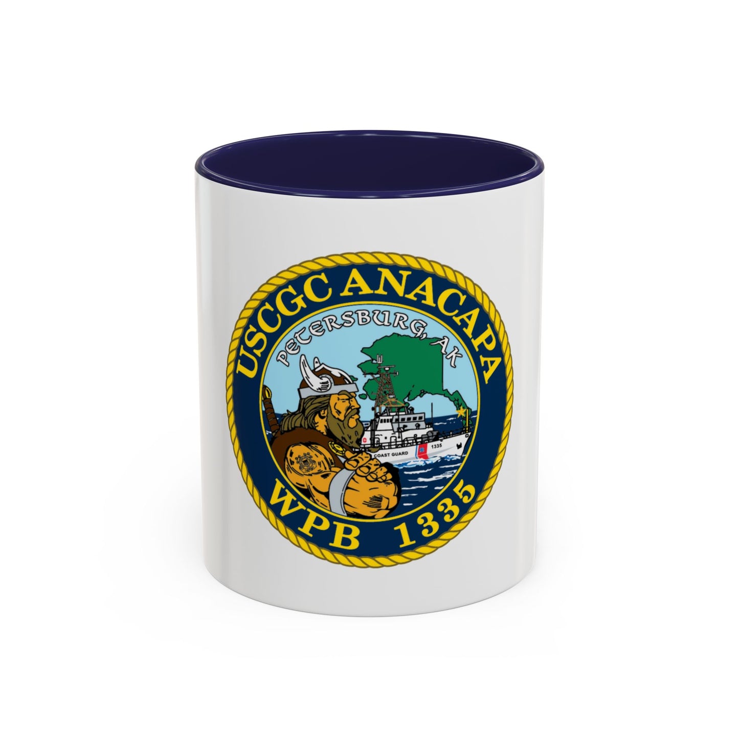 USCGC Anacapa WPB 1335 Petersburg AK (U.S. Coast Guard) Accent Coffee Mug