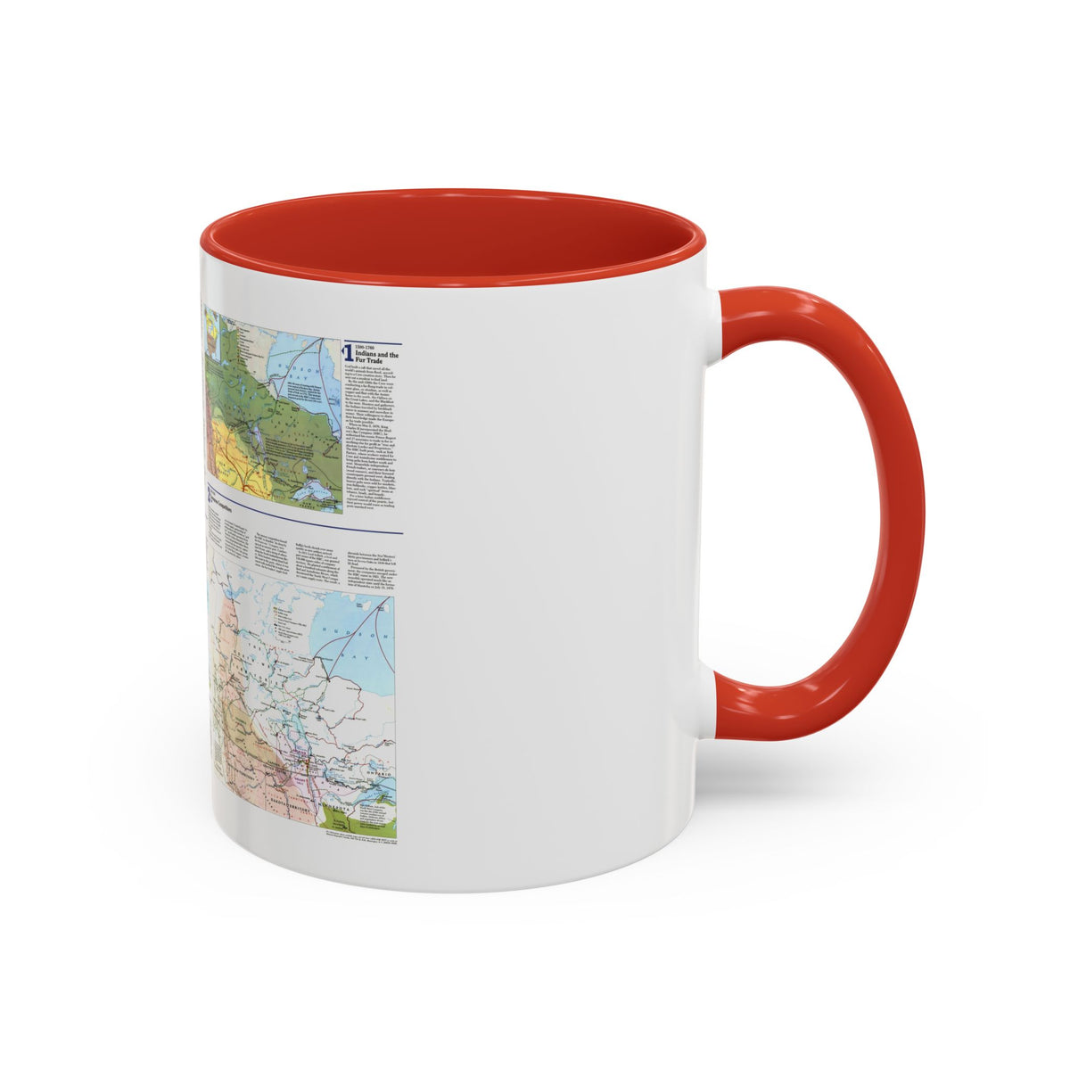 Canada - Prairie Provinces 2 (1995) (Map) Accent Coffee Mug
