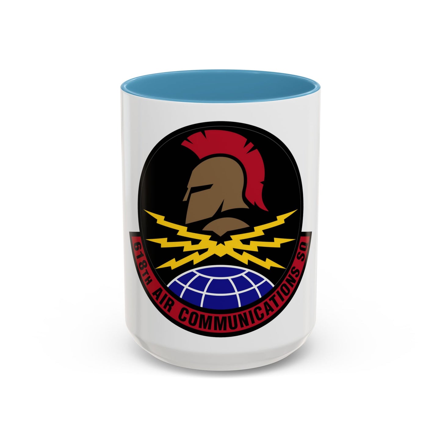 618 Air Communications Squadron AMC (U.S. Air Force) Accent Coffee Mug