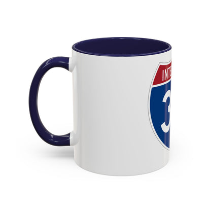Interstate 30 (U.S. Highways) Accent Coffee Mug
