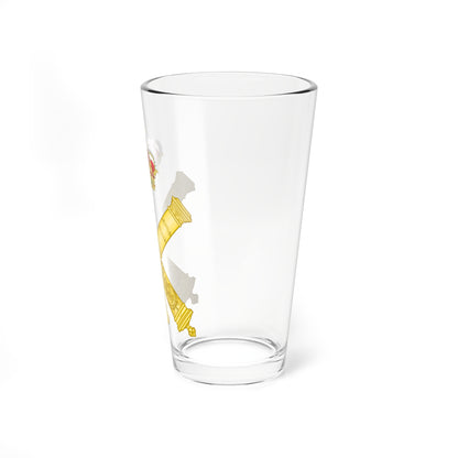 Emblem of the Artillery Forces of the Spanish Army (Spain) (Coat of Arms) Pint Glass 16oz