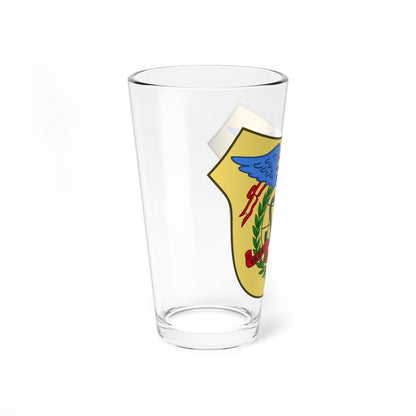 Emblem of the Spanish Air Force Search and Rescue Services (Spain) (Coat of Arms) Pint Glass 16oz