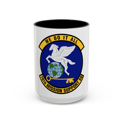 70th Mission Support Squadron (U.S. Air Force) Accent Coffee Mug