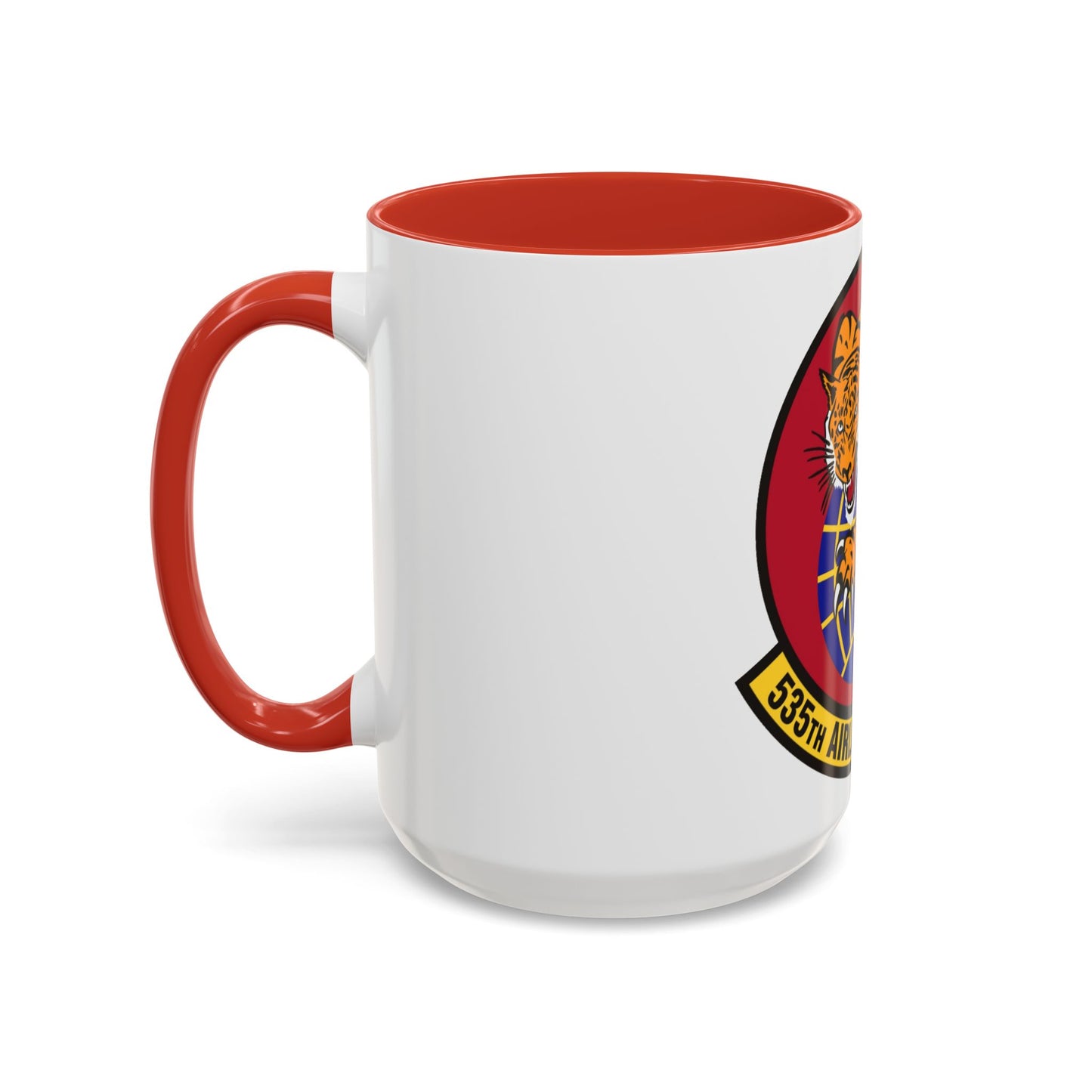 535th Airlift Squadron (U.S. Air Force) Accent Coffee Mug