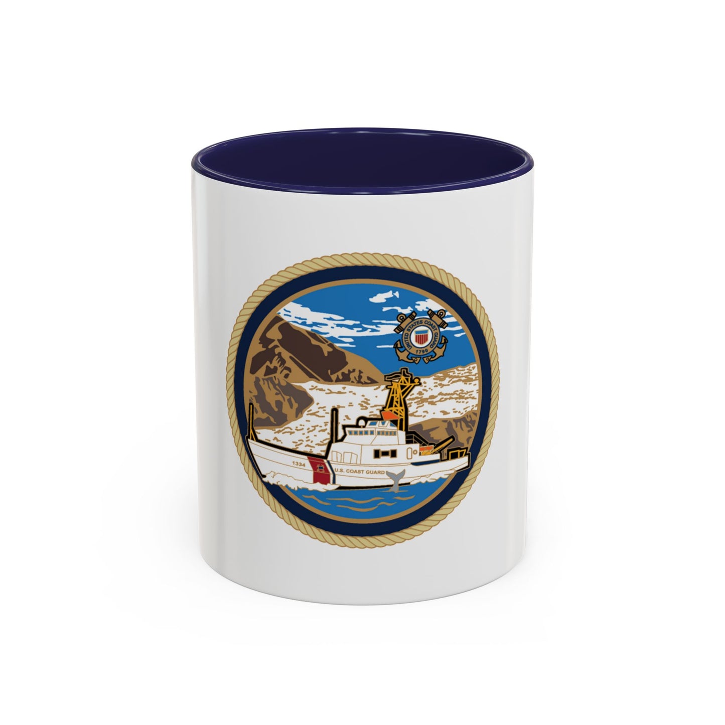 USCGC Liberty Boat (U.S. Coast Guard) Accent Coffee Mug