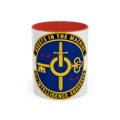 5 Intelligence Squadron ACC (U.S. Air Force) Accent Coffee Mug