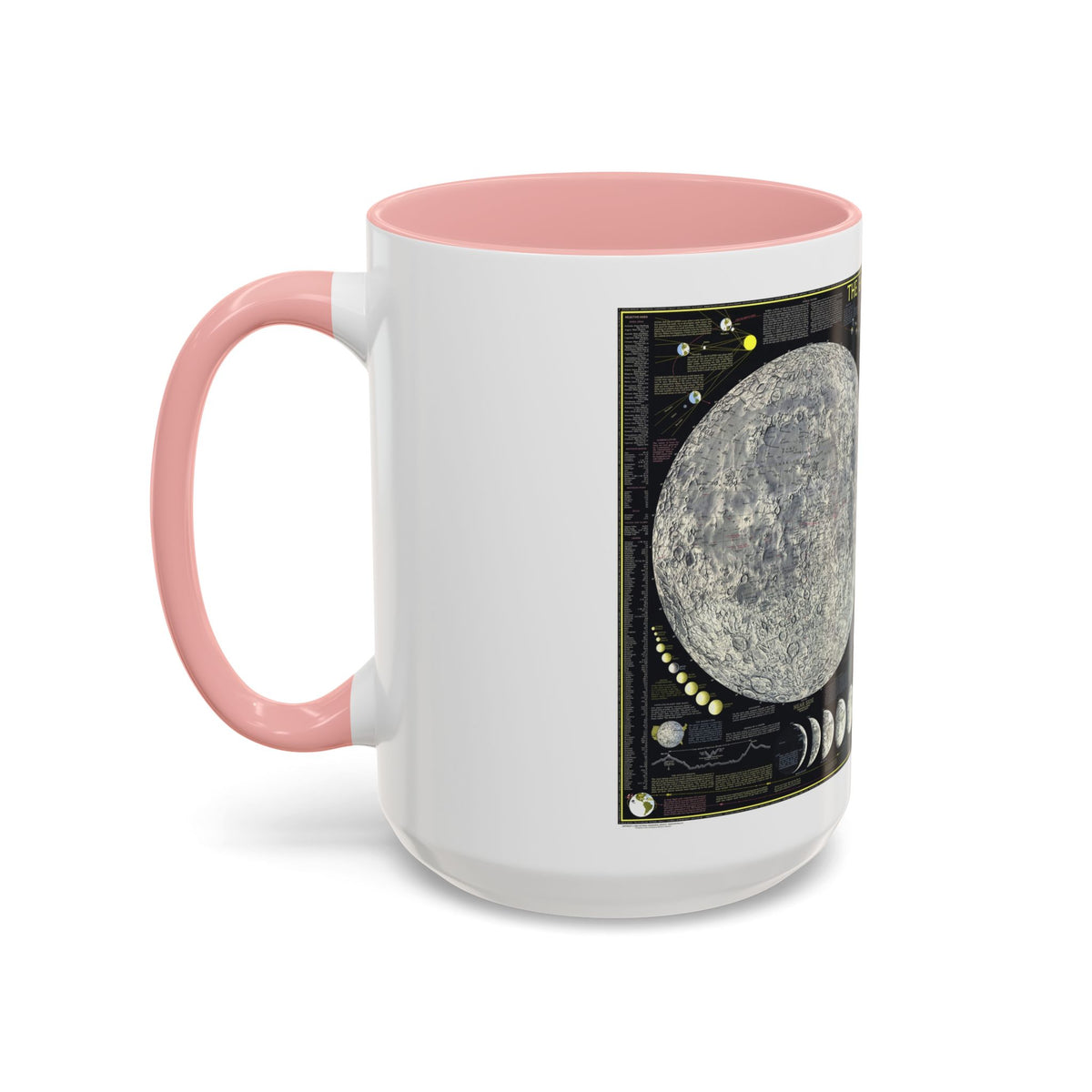 Space - The Moon (1969) (Map) Accent Coffee Mug