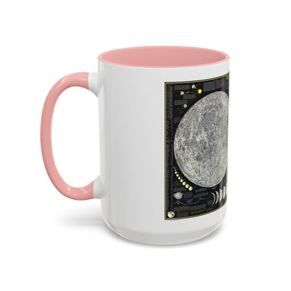 Space - The Moon (1969) (Map) Accent Coffee Mug