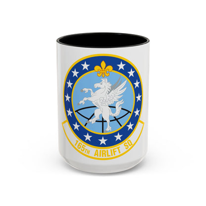 Tasse à café décorative du 165e Escadron de transport aérien (US Air Force)