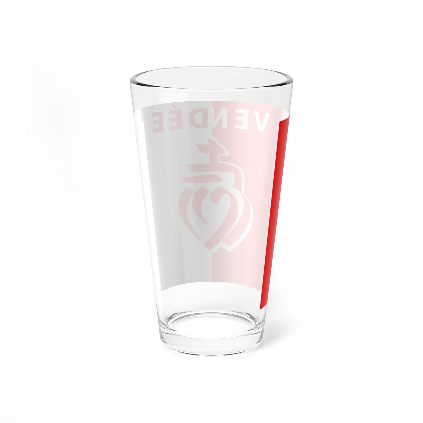 Flag of the Department of Vendee Variant 2 (France) Pint Glass 16oz
