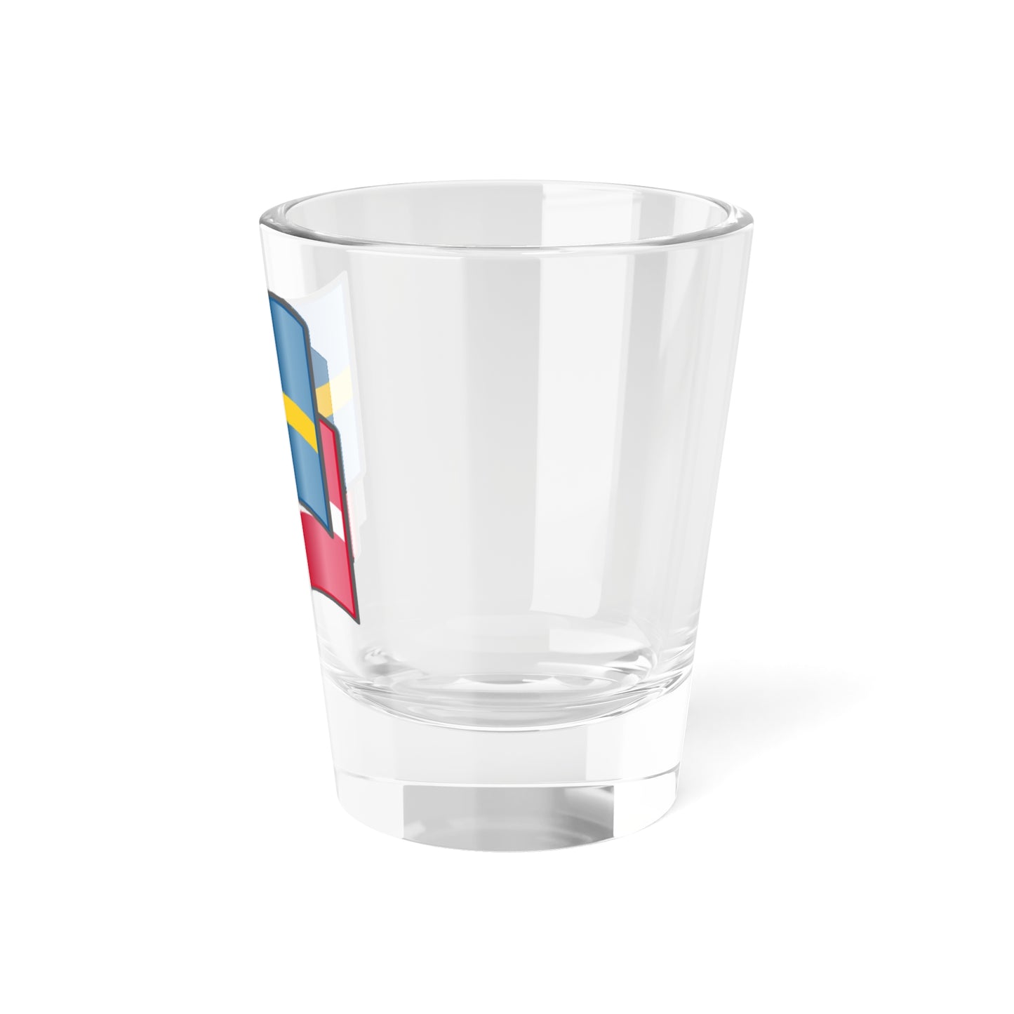 Denmark-Sweden (Denmark) Shot Glass 1.5oz
