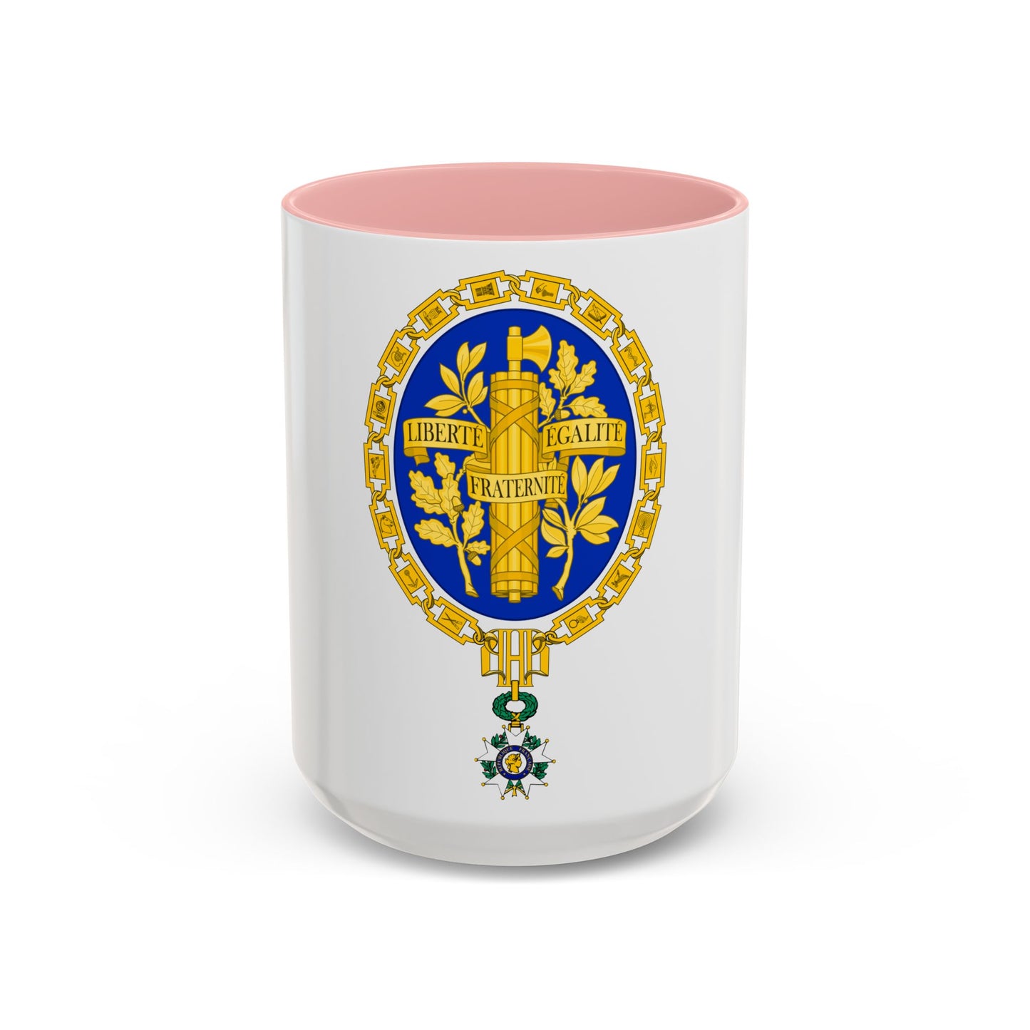 Coat of arms of the French Republic - Accent Coffee Mug