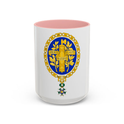 Coat of arms of the French Republic - Accent Coffee Mug