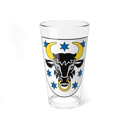 Coat of Arms of Turany (Slovakia) (Coat of Arms) Pint Glass 16oz