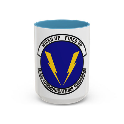 633d Communications Squadron (U.S. Air Force) Accent Coffee Mug