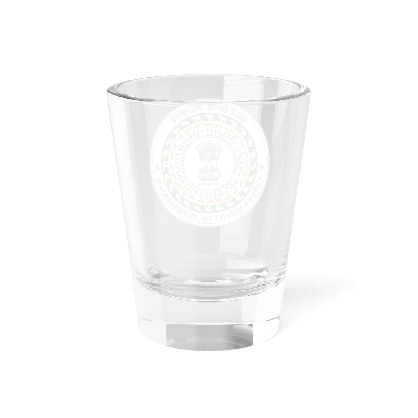 Jharkhand Rajakiya Chihna (India) (Coat of Arms) Shot Glass 1.5oz
