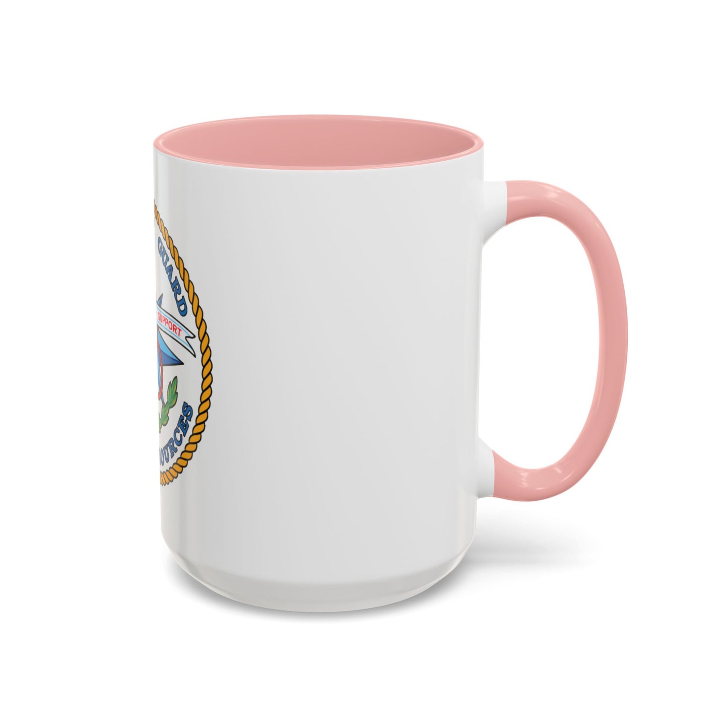 USCG Human Resources (U.S. Coast Guard) Accent Coffee Mug