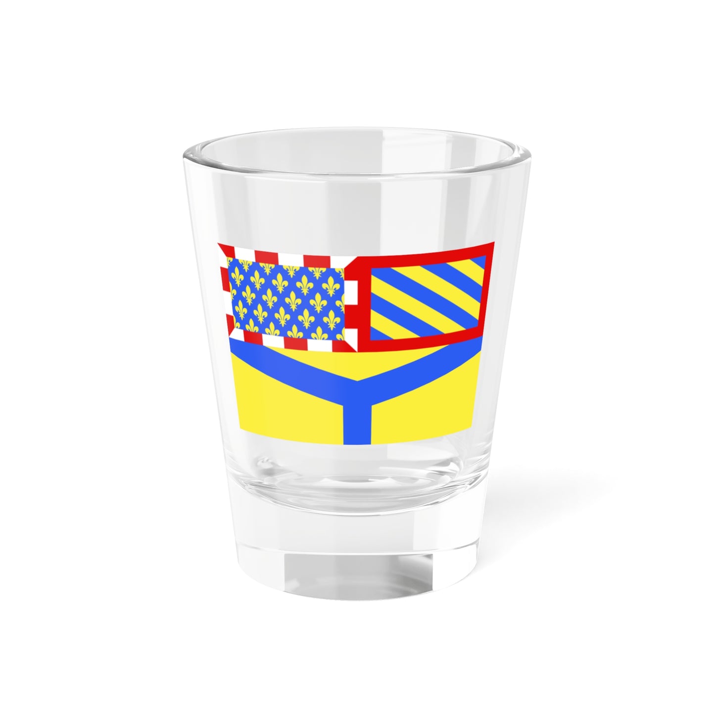 Flag of Yonne France 2 - Shot Glass 1.5oz