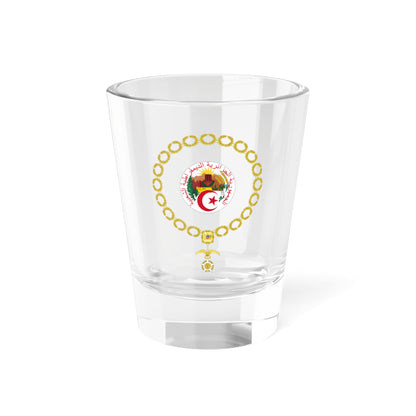 Generic Coat of Arms of the President of Algeria Chilean Order of Merit (Algeria) (Coat of Arms) Shot Glass 1.5oz