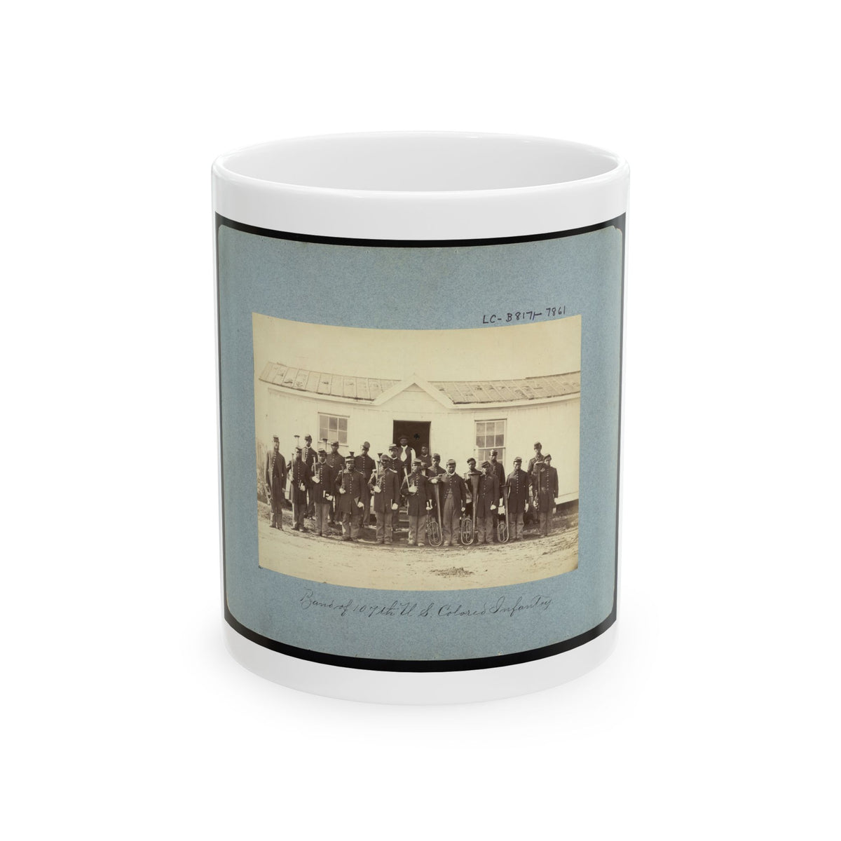 Band Of 107th U.S. Colored Infantry (U.S. Civil War) White Coffee Mug