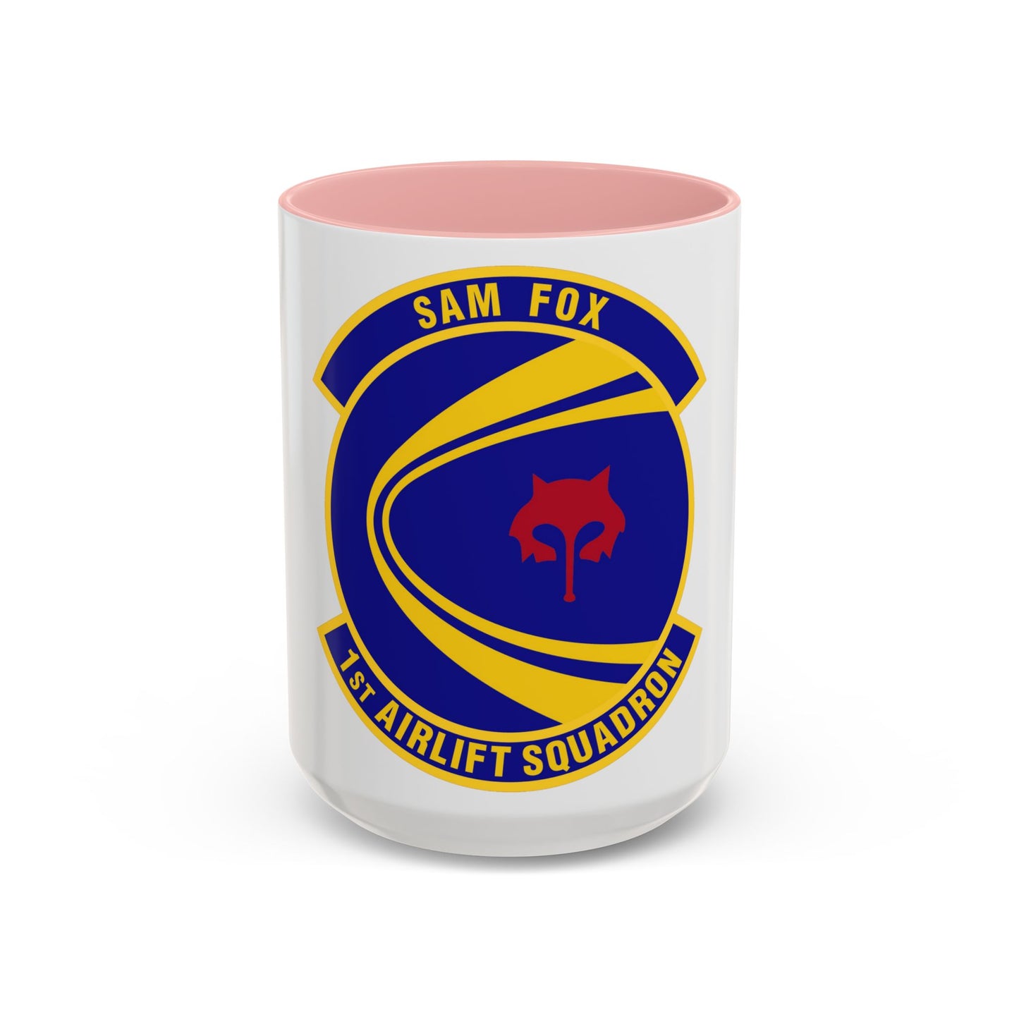 1st Airlift Squadron (U.S. Air Force) Accent Coffee Mug