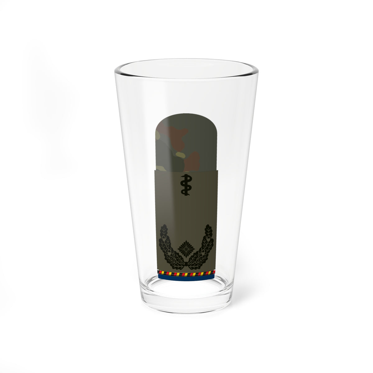 HA OS5 51b Oberstabsarzt d.R. San HMx L (Military Rank) Pint Glass 16oz