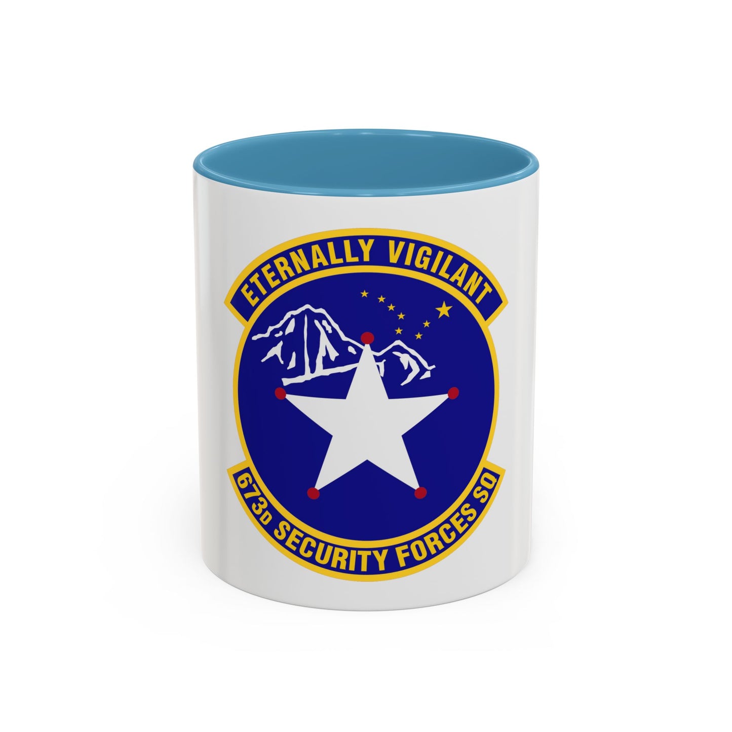 673 Security Forces Squadron PACAF (U.S. Air Force) Accent Coffee Mug