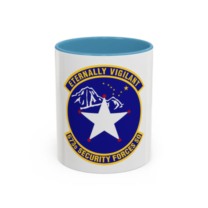 673 Security Forces Squadron PACAF (U.S. Air Force) Accent Coffee Mug