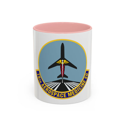 78th Aerospace Medicine Squadron (U.S. Air Force) Accent Coffee Mug