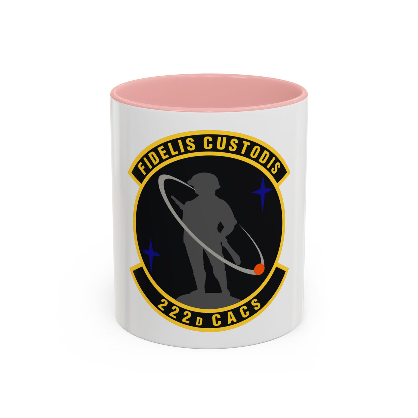 222d Command & Control Squadron (U.S. Air Force) Accent Coffee Mug