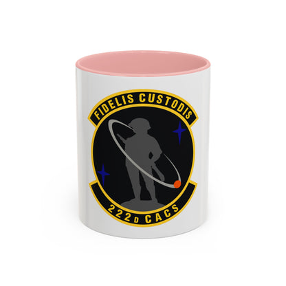 222d Command & Control Squadron (U.S. Air Force) Accent Coffee Mug