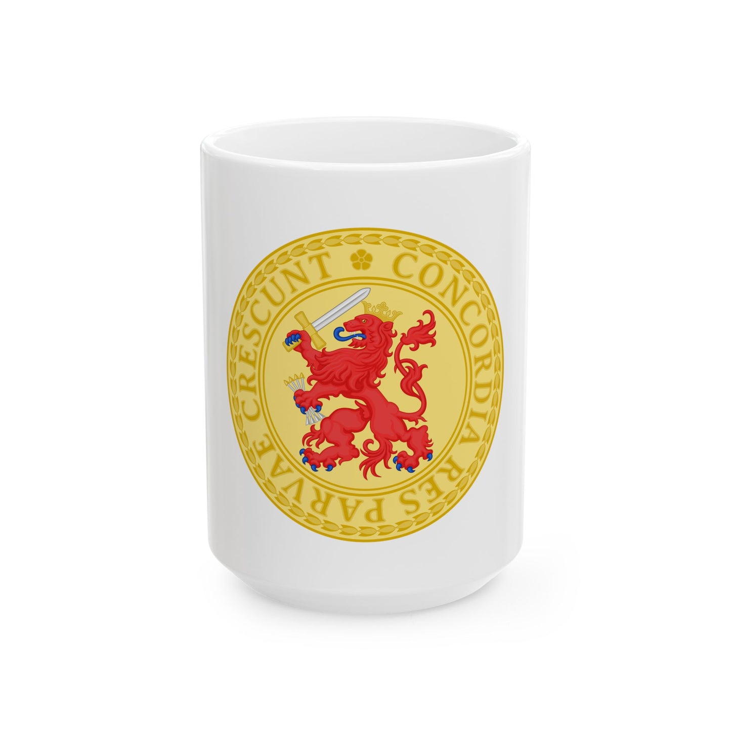 Great Seal of the Batavian Republic (1802) - White Coffee Mug