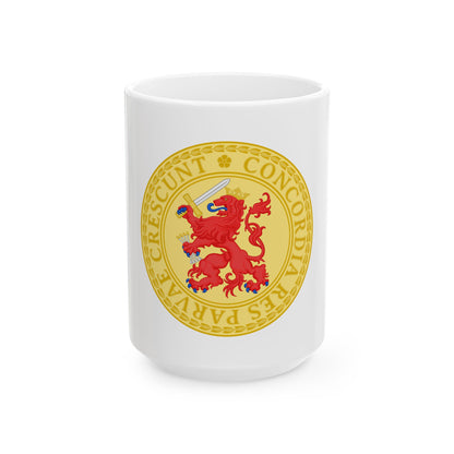 Great Seal of the Batavian Republic (1802) - White Coffee Mug