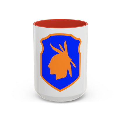 98th Infantry Division (U.S. Army) Accent Coffee Mug