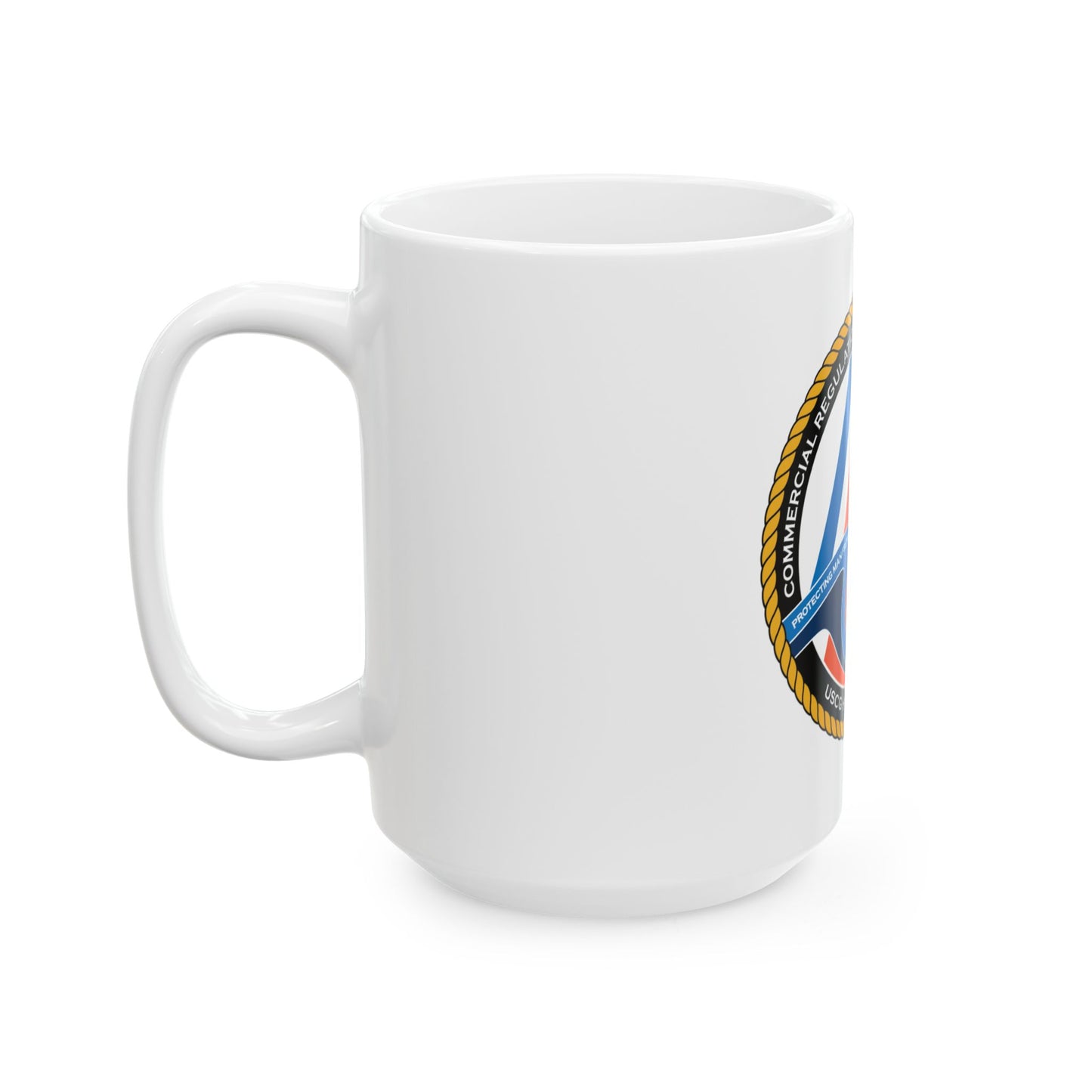 USCG HQ CG ENG 1 Comm Reg Stnd Dlr (U.S. Coast Guard) White Coffee Mug