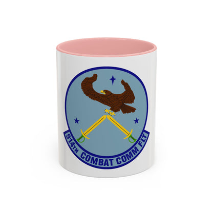 914th Combat Communications Flight (U.S. Air Force) Accent Coffee Mug