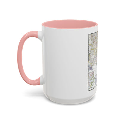 USA - Southeastern (1947) (Map) Accent Coffee Mug