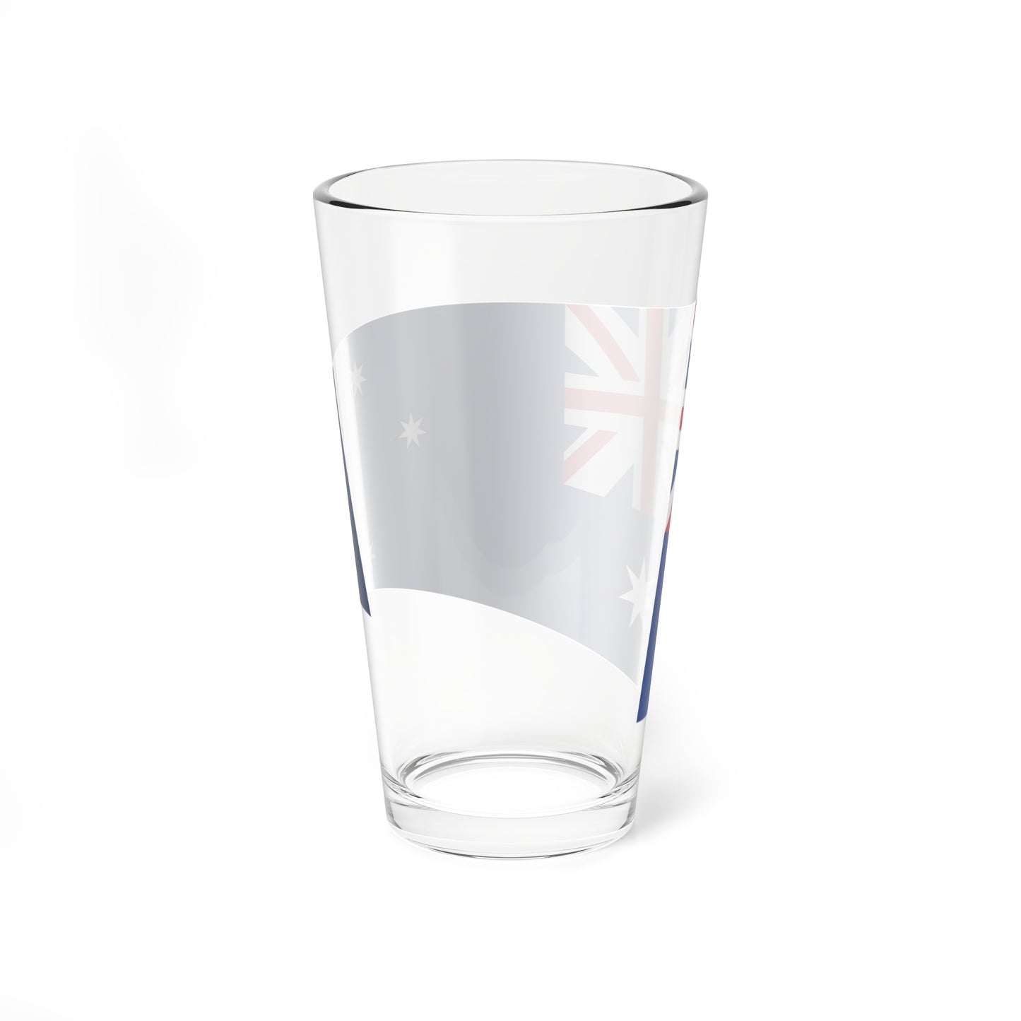 Australia Flag - iconic waving (Australia) Pint Glass 16oz