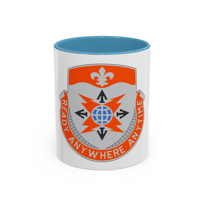 324 Signal Battalion (U.S. Army) Accent Coffee Mug