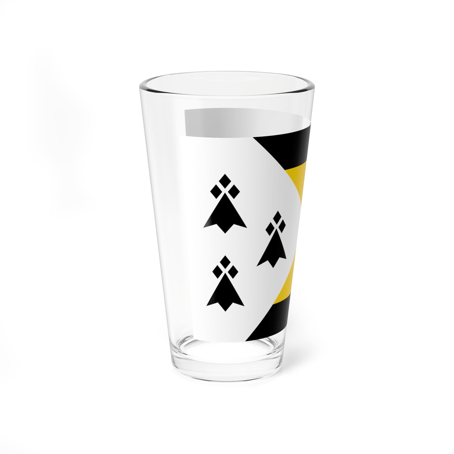 Bas-Leon traditional district flag (France) Pint Glass 16oz