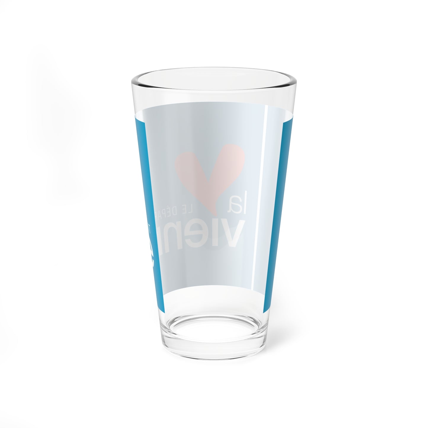 Flag of the Department of Vienne (France) Pint Glass 16oz