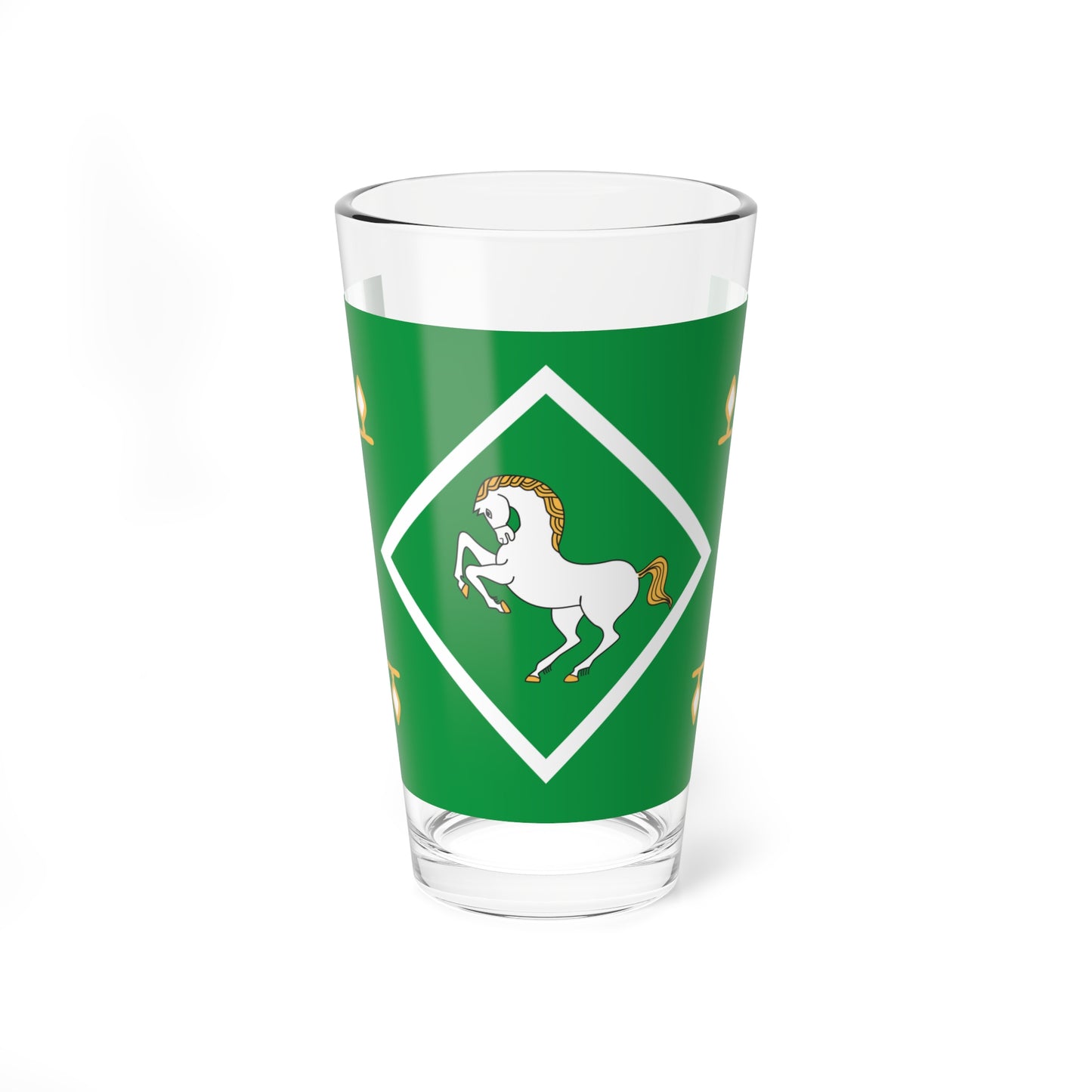 Flag of Yanaulsky rayon (Russia) Pint Glass 16oz