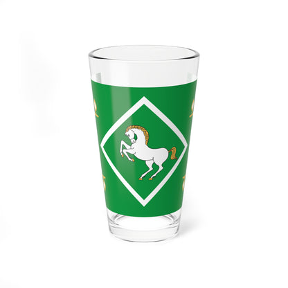 Flag of Yanaulsky rayon (Russia) Pint Glass 16oz