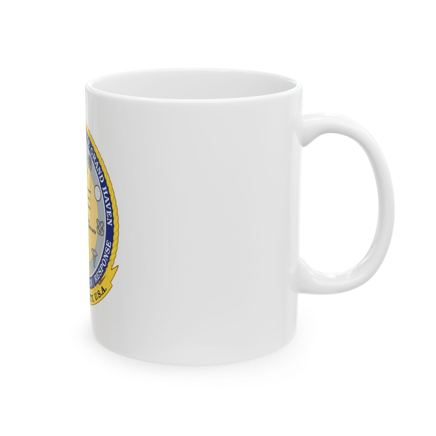 USCG Sector Field Office Grand Haven (U.S. Coast Guard) White Coffee Mug