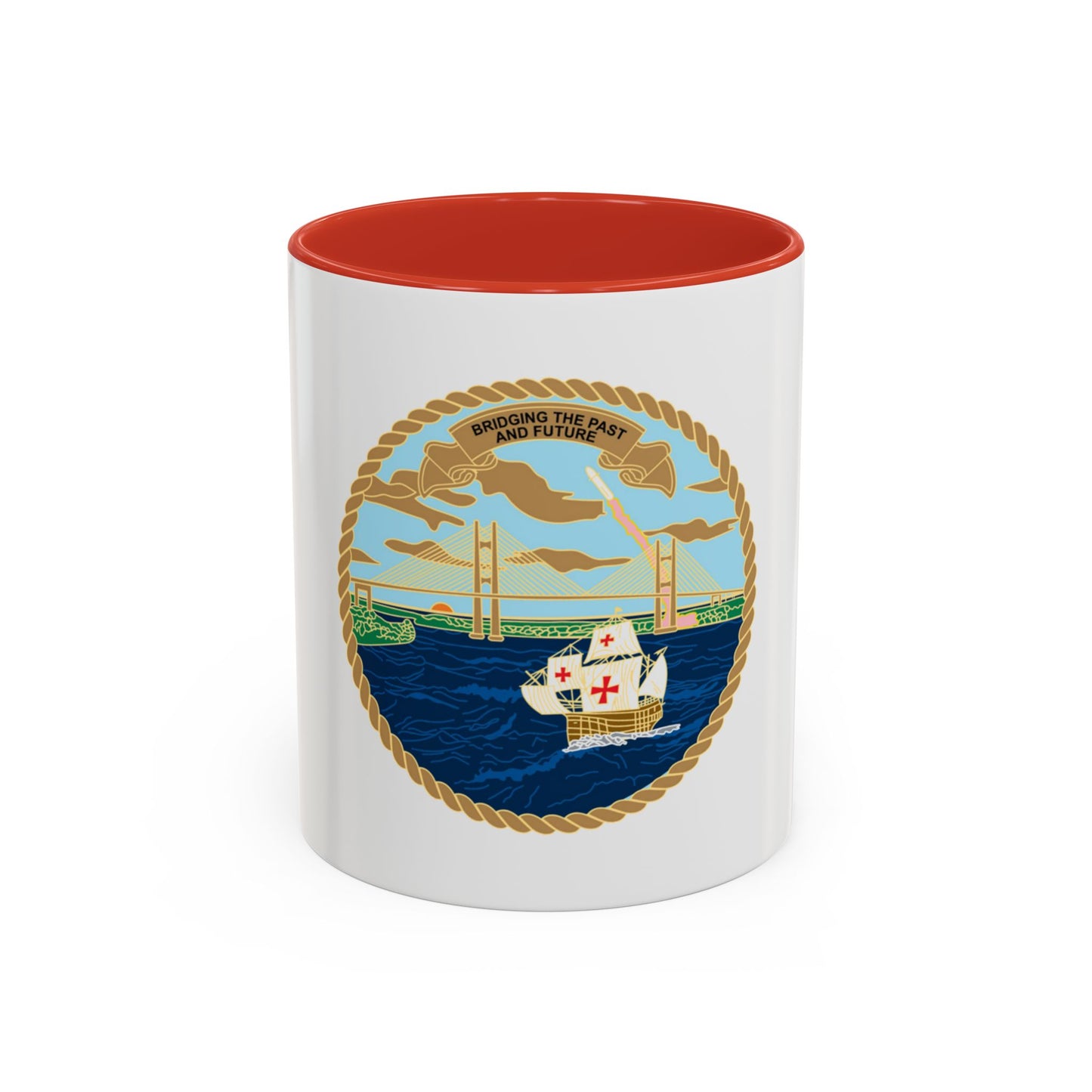 USCG Sector Jacksonville Bridge (U.S. Coast Guard) Accent Coffee Mug
