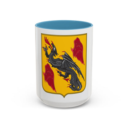 81 Airborne Antiaircraft Artillery Battalion 2 (U.S. Army) Accent Coffee Mug