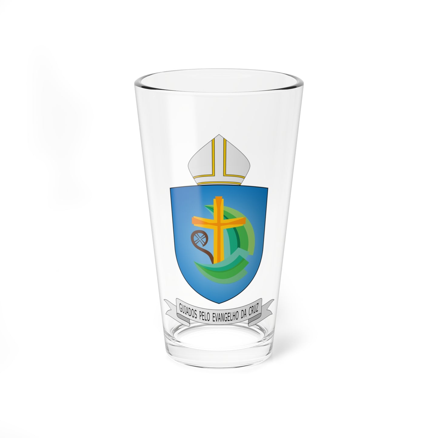 Escudo de Itacir Brassiani (Spain) (Coat of Arms) Pint Glass 16oz